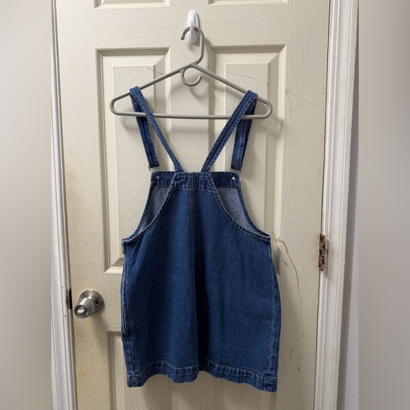 💙 Edikted Overall Denim Mini Dress - Picture 4 of 4